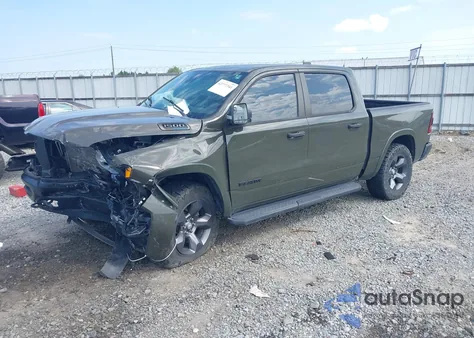 2021 Ram 1500 Big Horn 4X4 5'7 Box from USA, damaged, VIN 1C6SRFFT1MN669459